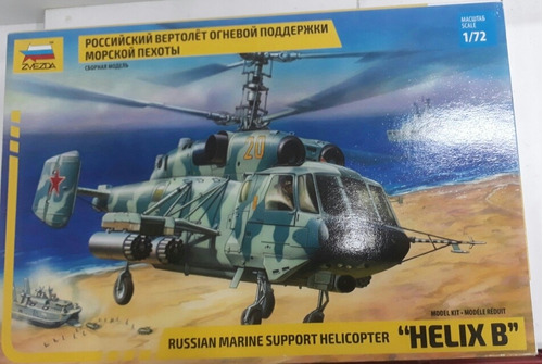 Helicóptero Kamov K 29 Helix 1/72 Maqueta Zvezda 