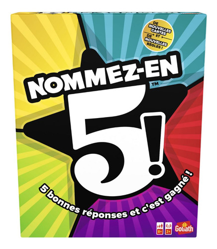 Juego De Mesa Familiar Name 5 / Nombra 5