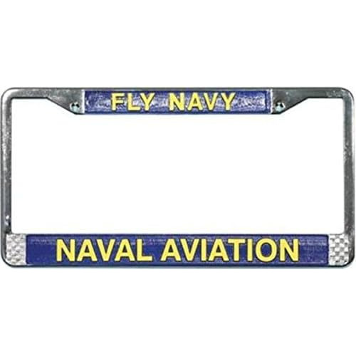 Marco De Placa De Licencia De Aviación Naval Fly Navy