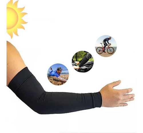 Manguito Befast Preto Ciclismo  Fps 50 Bike Moto Esportes