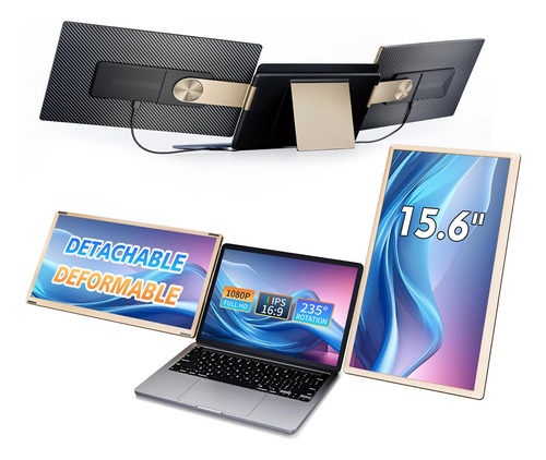 Extensor De Pantalla De La Computadora Portátil Triple De Li