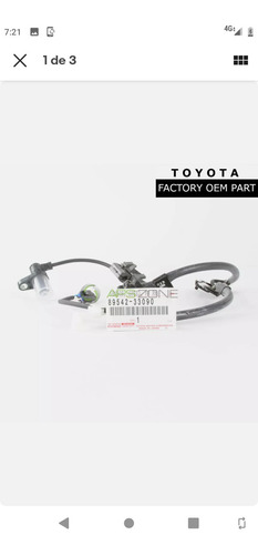 Sensor Abs Toyota Camry 2007 2008 2009 Derecho Delantero