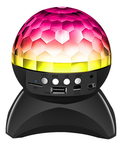 Altavoz Crystal Ball Bluetooth Led Para Fiestas, Compatible