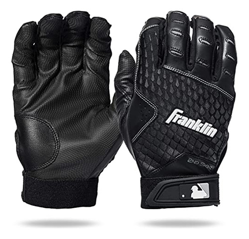 Guantes De Bateo Franklin Sports 2nd-skinz® Negro/negro Para