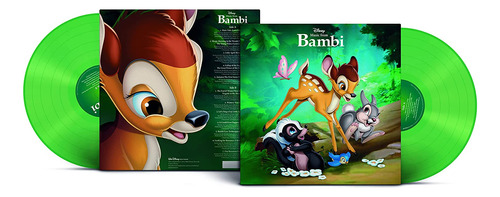 Disney Music From Bambi 80th Anniversary Green Vinyl Lp