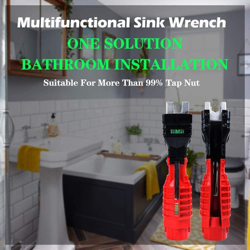 Herramienta Multifuncional Para Grifos Tuercas Lavabo
