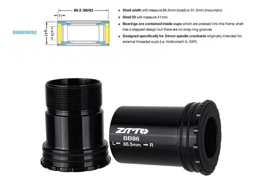 Bb86 24mm Bb92 Bb90 Suportes Inferiores Peças De De Rosca