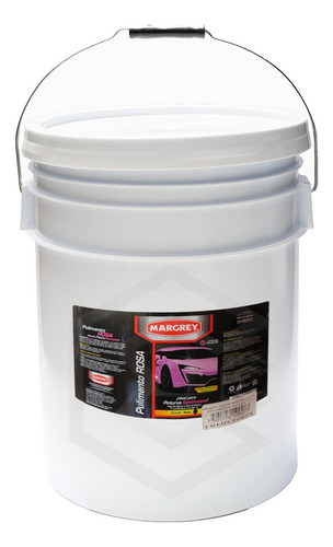 Cubeta Pulimento 19lt Blanco,rojo,rosa Alto Brillo A Color Rosa