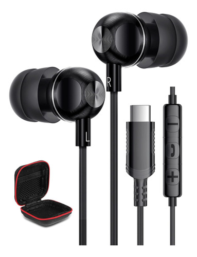 Auriculares Tipo C S23 Ultra, Auriculares Usb C Con Cable Fe