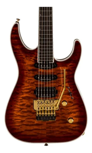 Jackson Pro Plus Series Soloist Sla3q Amber Tiger Eye