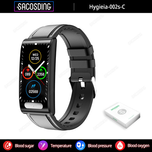 Smartwatch Hombre Reloj Inteligente Glucosa Presión Arterial