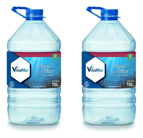 Vitalmar.agua De Mar 100% Pura. 20 Lts. 