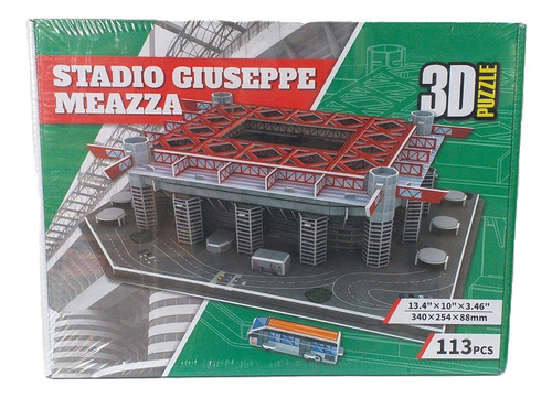 Estadio Futbol Maqueta 3d Giuseppe Meazza 3d Puzzle