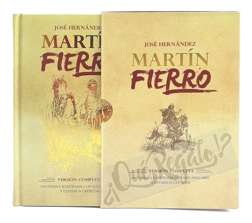 Libro Martín Fierro · J. Hernández · Ilustrado Y Vocabulario