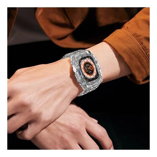 A Capa Transparente Com Alça De Pc Para Apple Watch Ultra