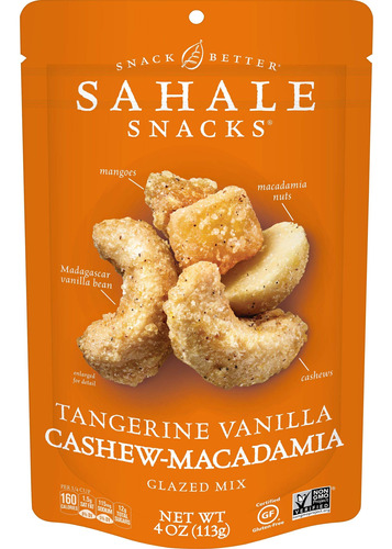 Sahale Snacks - Mezcla Glaseada De Nueces De Macadamia, Anac