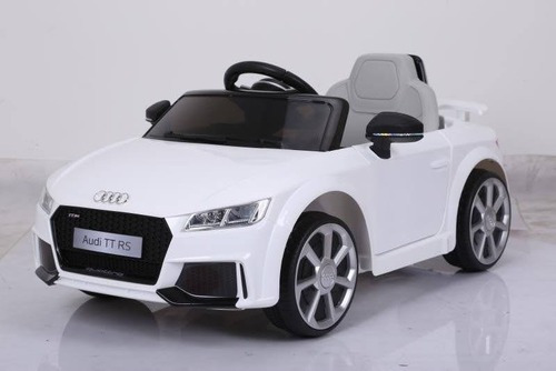 Auto Eléctrico Audi Tt Rs Blanco Control Remoto, Regalo Niño