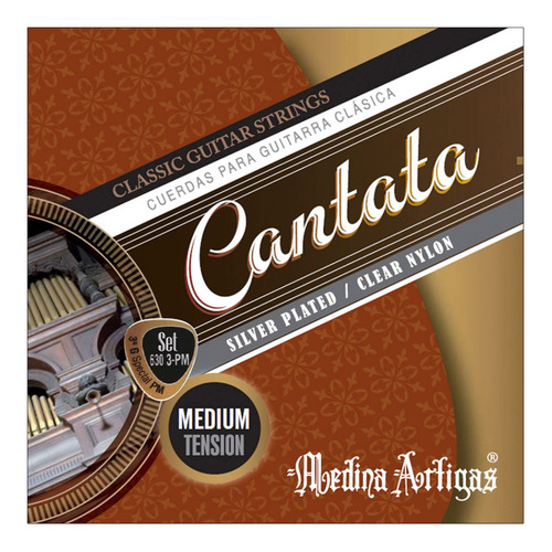 Encordado Cantata 630-3pm Tension Media Guitarra Clasica