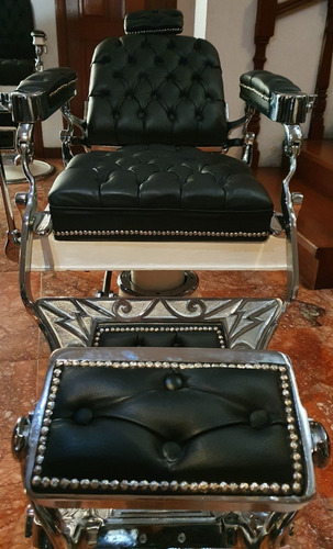 Imagen 9 de 10 de Silla De Barbero Marca Colombia (hidráulica)