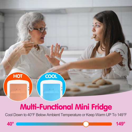 Mini Refrigerador Portátil 4l/6 Latas Ideal Hogar Y Viajes B