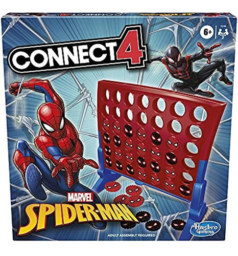 Hasbro Gaming Connect 4 Game: Marvel Spider-man Edition, Con