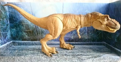 Tyrannosaurus Rex Jurassic Park Con Diorama