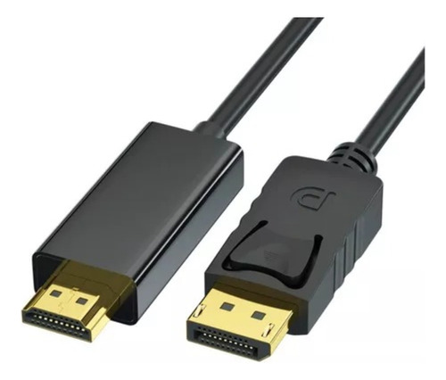 Cable 1.8m Adaptador Displayport Macho A Hdmi Macho Video 4k