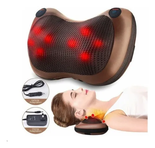 Almohada Masajeador Cuello Cervical Cojín Infrarrojo