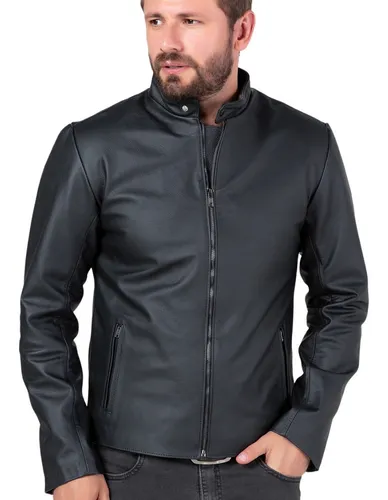 Jaqueta de couro legitimo plus size sales