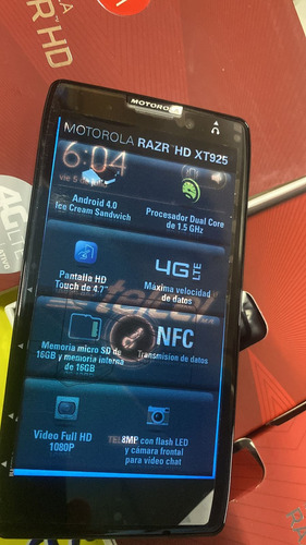 Motorola Xt925 Rarz Hd Nego Impecable Telcel. Leer!! (Usado)