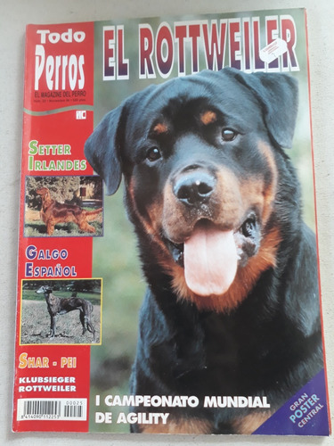 Revista Perros Y Compañia N° 25 Año 1995 Galgo Shar Pei