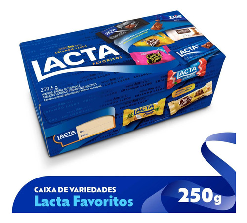 Bombom Lacta Grandes Sucessos Caixa 250,6g