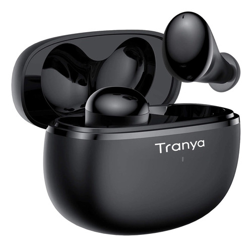 Tranya T20 Fone De Ouvido Bluetooth Bateria De Até 8 Horas Cor Preto