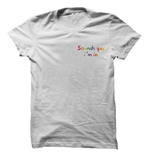 Remera Lgbt Sound Gay Im In