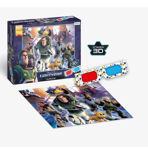 Imagen 1 de 1 de Disney Pixar Lightyear Puzzle 3d Original Película Buzz