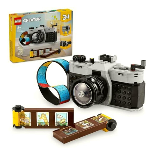 Lego 31147 Creator 3en1 Cámara Retro Juguete Convertible En