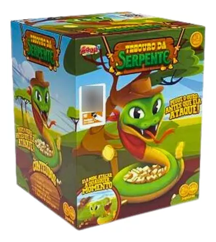 Jogo Tesouro Da Serpente Morde Dedo Pegue Ouro Pegadinha - Zoopy Toys -  Miko Toys