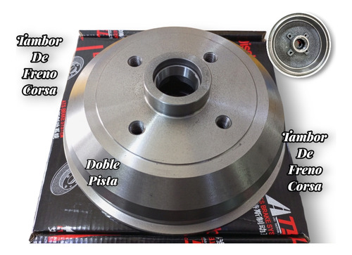 Tambor De Freno Para Corsa Doble Pista. 631 Ats