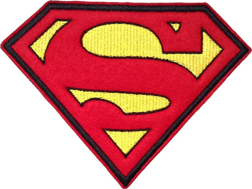 Superman Superhéroes Parche Bordado 14.5 Cm Decorativo