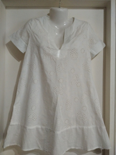 Vestido Playero Talle M Broderi Impecable