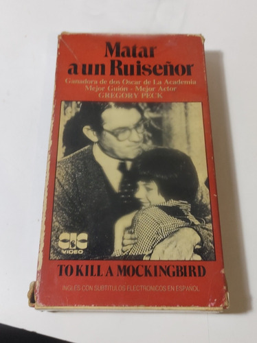 Matar A Un Ruiseñor  Gregory Peck Yo Kill A Moclín Vhs Caset