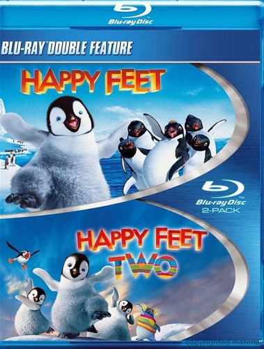 Blu-ray Happy Feet 1 & 2 / Incluye 2 Films