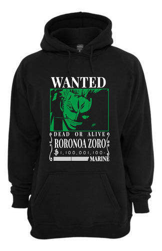 Buzo Canguro - Wanted Zoro Roronoa - One Piece - Anime Serie