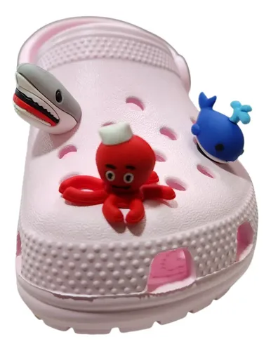 Kit 6 Pins 3d Tema Praia Para Sandália Babuche Crocs Jibbitz