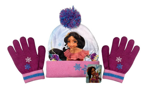 Kit Inverno Infantil Elena De Avalor Disney : Touca + Luvas