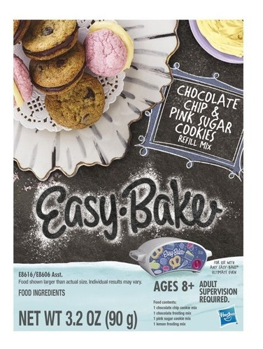 Harina Para Microhornito Easy Bake, Chispas De Chocolate