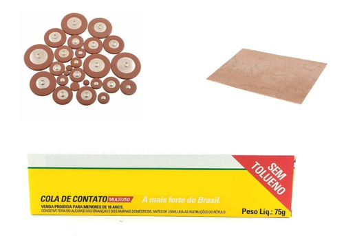 Kit Reparo Sax Alto Weril Spectra 2 A932 1 Cola 1 Cortiça 