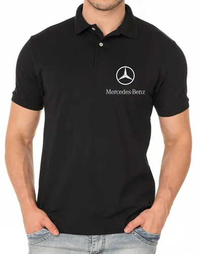 Camisa Polo Montadora Mercedes Bordado Parcelamento sem juros