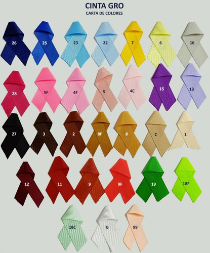 Imagen 4 de 4 de Cinta Gro Unicolor #3 (46metros)