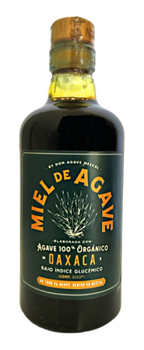 Miel De Agave | Don Agave De Bajo Indice Glucemico 500 Ml